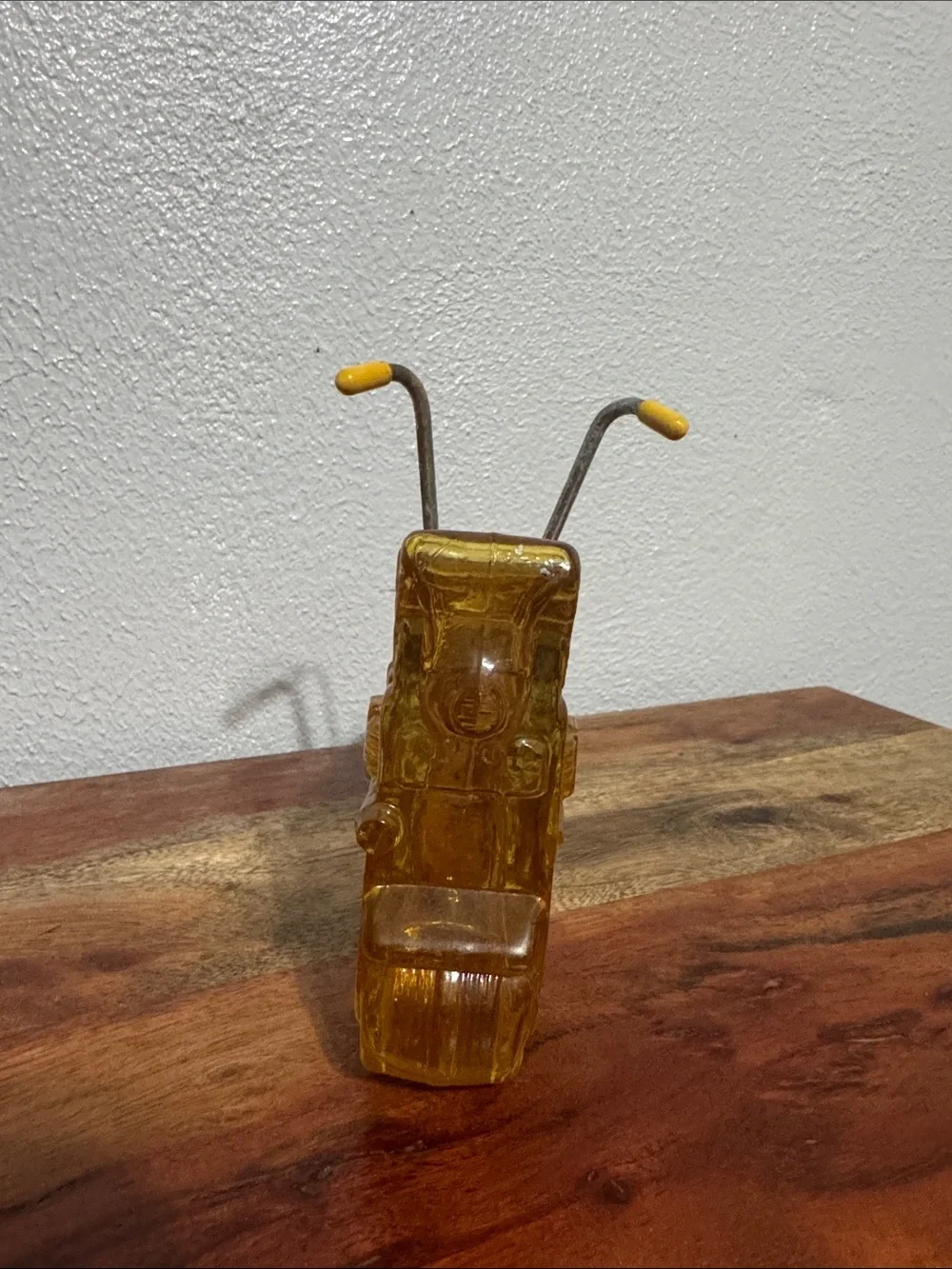 Vintage Avon Mini Bike Amber Glass Bottle Full 1970s Motorcycle Decanter Cologne - Picture 4 of 8